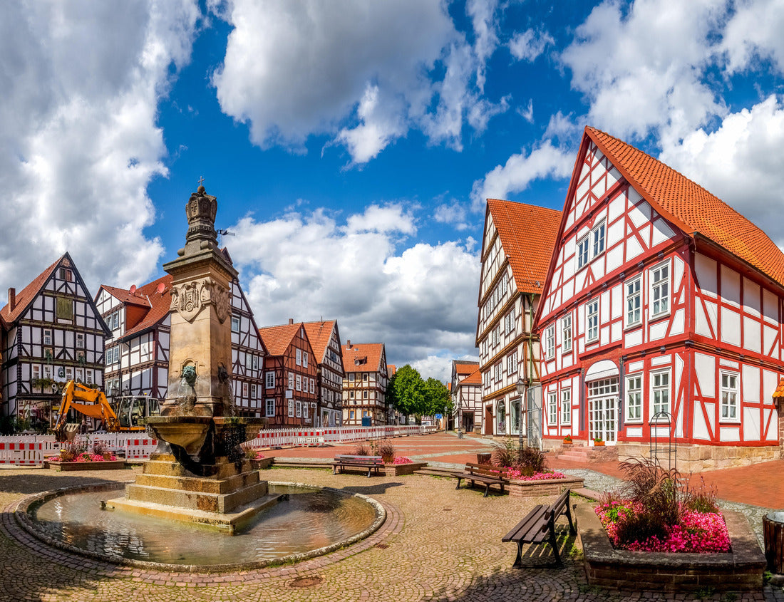 Noah Jigsaw Puzzle Market in Hofgeismar, Hessen, Germany 1000 pieces