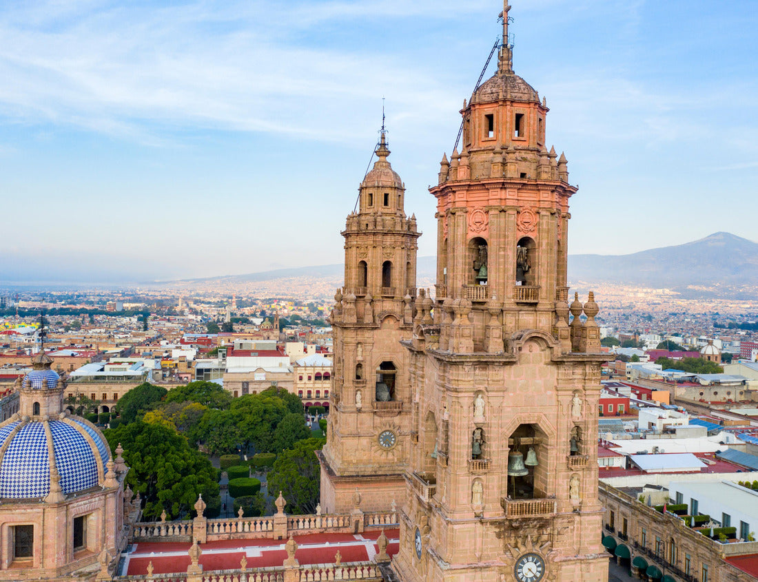 Noah Jigsaw Puzzle Cathedral of Morelia is a Baroque-style, Roman Catholic cathedral located in the center of the city of Morelia, Michoacán, Mexico 1000 pieces