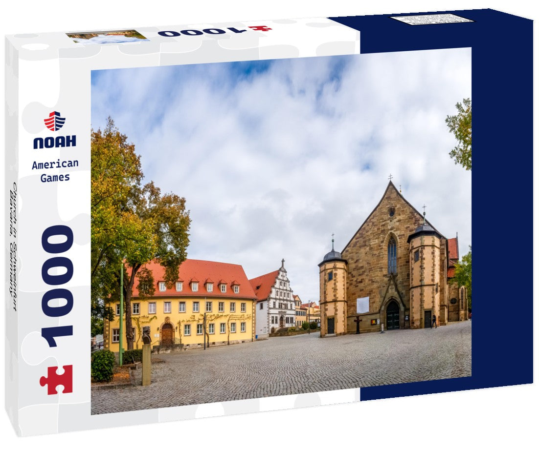 Noah Jigsaw Puzzle Church in Schweinfurt, Bavaria, Germany 1000 pieces
