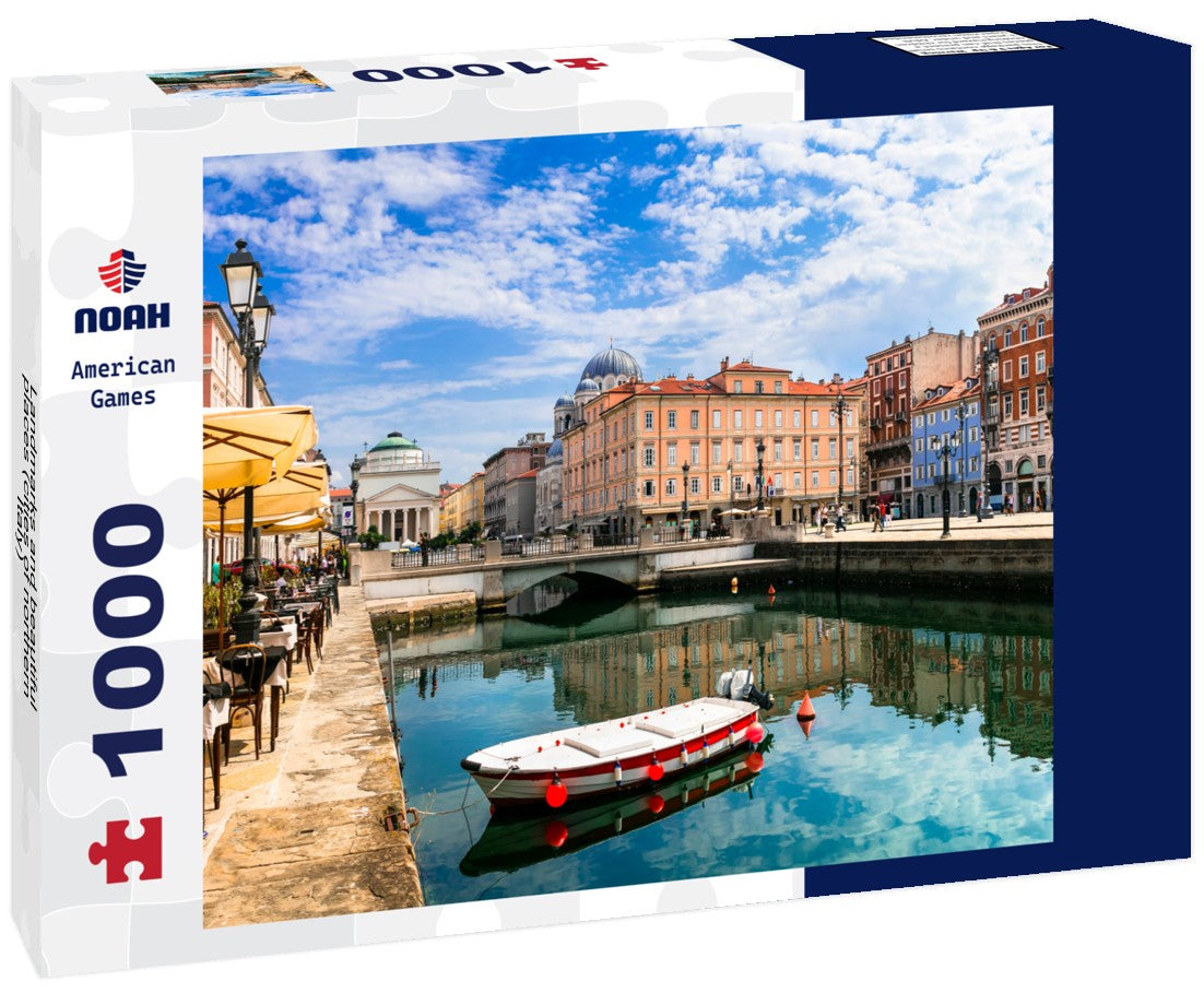 Noah Jigsaw Puzzle Landmarks and beautiful places (cities of northern Italy) - elegant city of Trieste 1000 pieces