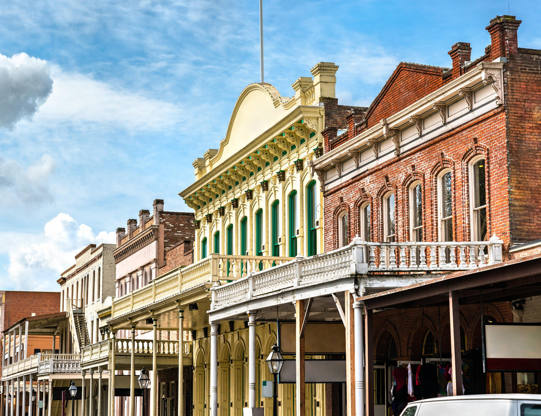 Noah Jigsaw Puzzle Colonial architecture in Old Sacramento Historic District -California, United States 1000 pieces