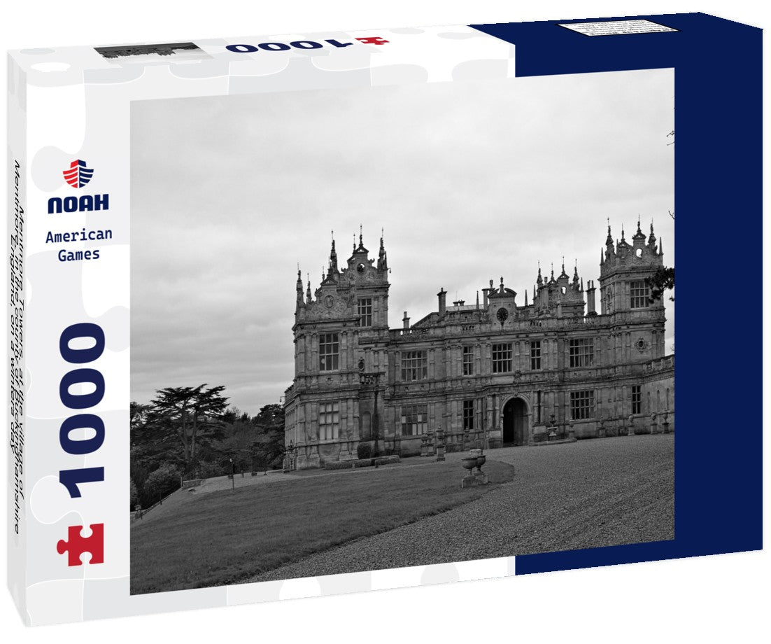 Noah Jigsaw Puzzle Mentmore Towers, at the village of Mentmore, in the county of Buckinghamshire, England, on a winters day 1000 pieces