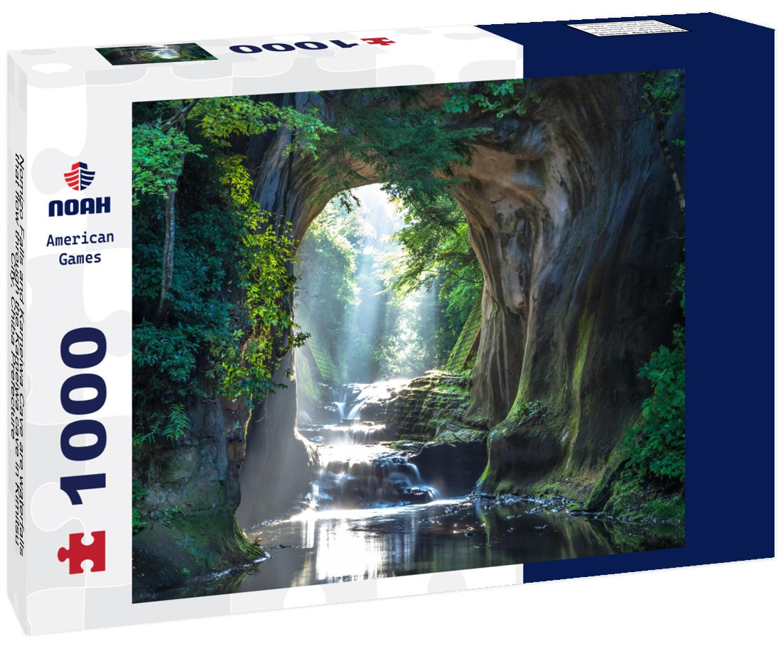 Noah Jigsaw Puzzle Nomizo Falls and Kameiwa Cave are waterfalls that flow through the Kameiwa cave in Kimitsu City, Chiba Prefecture 1000 pieces