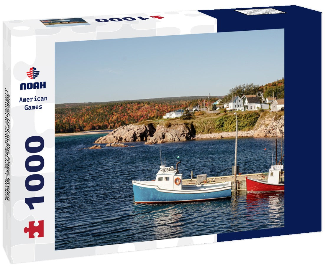 Noah Jigsaw Puzzle Cabot Trail in the Cape Breton Highlands National Park during Autumn in Nova Scotia, Canada 1000 pieces