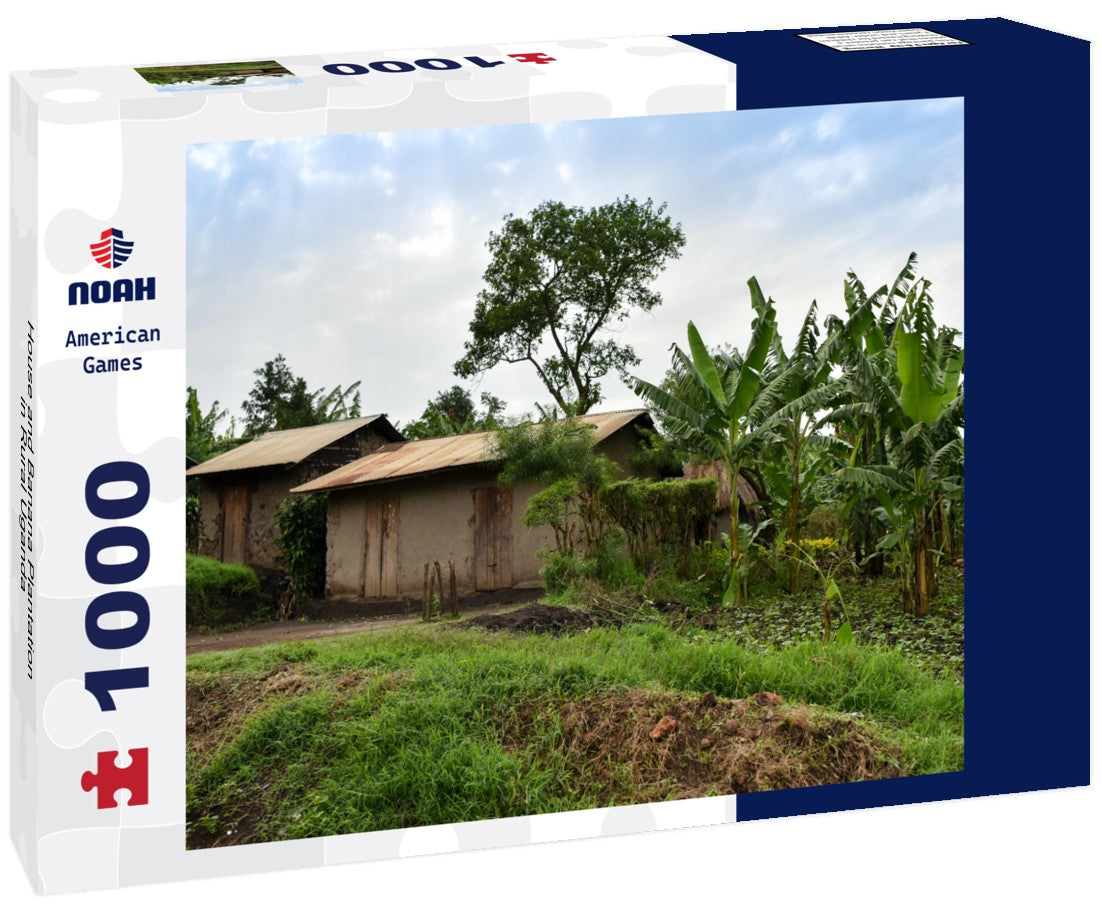 Noah Jigsaw Puzzle House and Banana Plantation in Rural Uganda 1000 pieces
