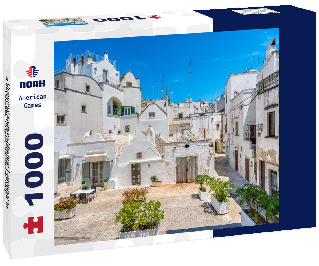 Noah Jigsaw Puzzle Beautiful view in Martina Franca on a sunny summer morning, Province of Taranto, Puglia, southern Italy 1000 pieces