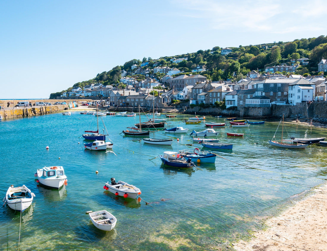 Noah Jigsaw Puzzle Boats in the harbor of Mousehole, a picturesque Cornish fishing village near Penzance in Cornwall, England 1000 pieces