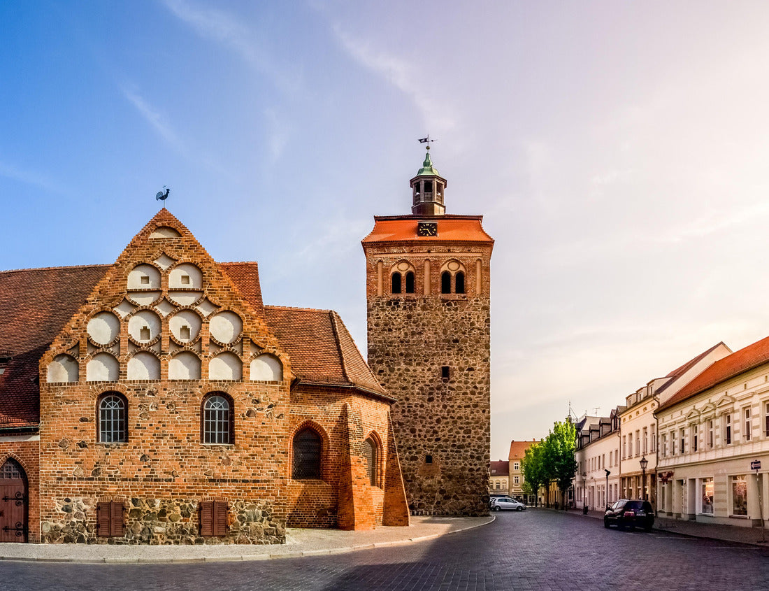 Noah Jigsaw Puzzle Market tower and church, Luckenwalde, Germany 1000 pieces