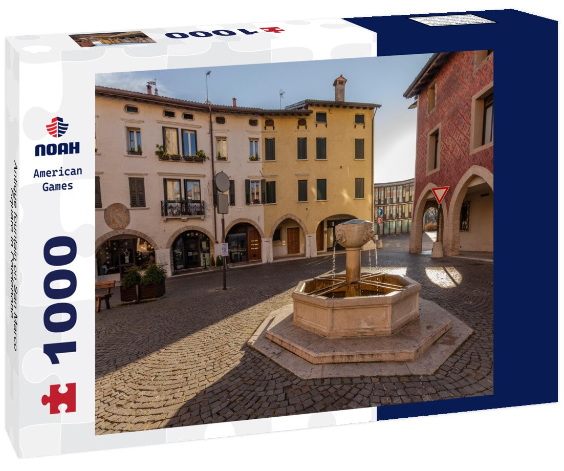 Noah Jigsaw Puzzle Antique fountain on San Marco Square in Pordenone 1000 pieces