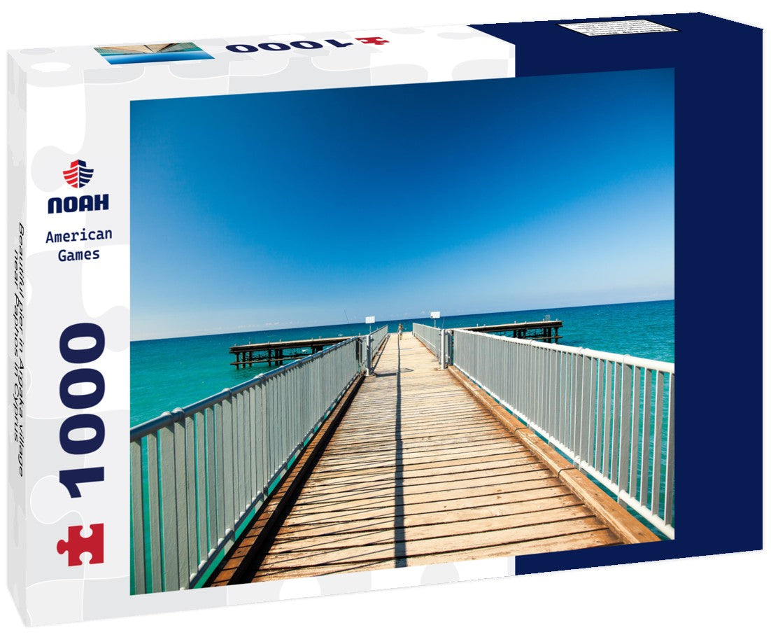 Noah Jigsaw Puzzle Beautiful pier in Argaka village near Paphos in Cyprus 1000 pieces