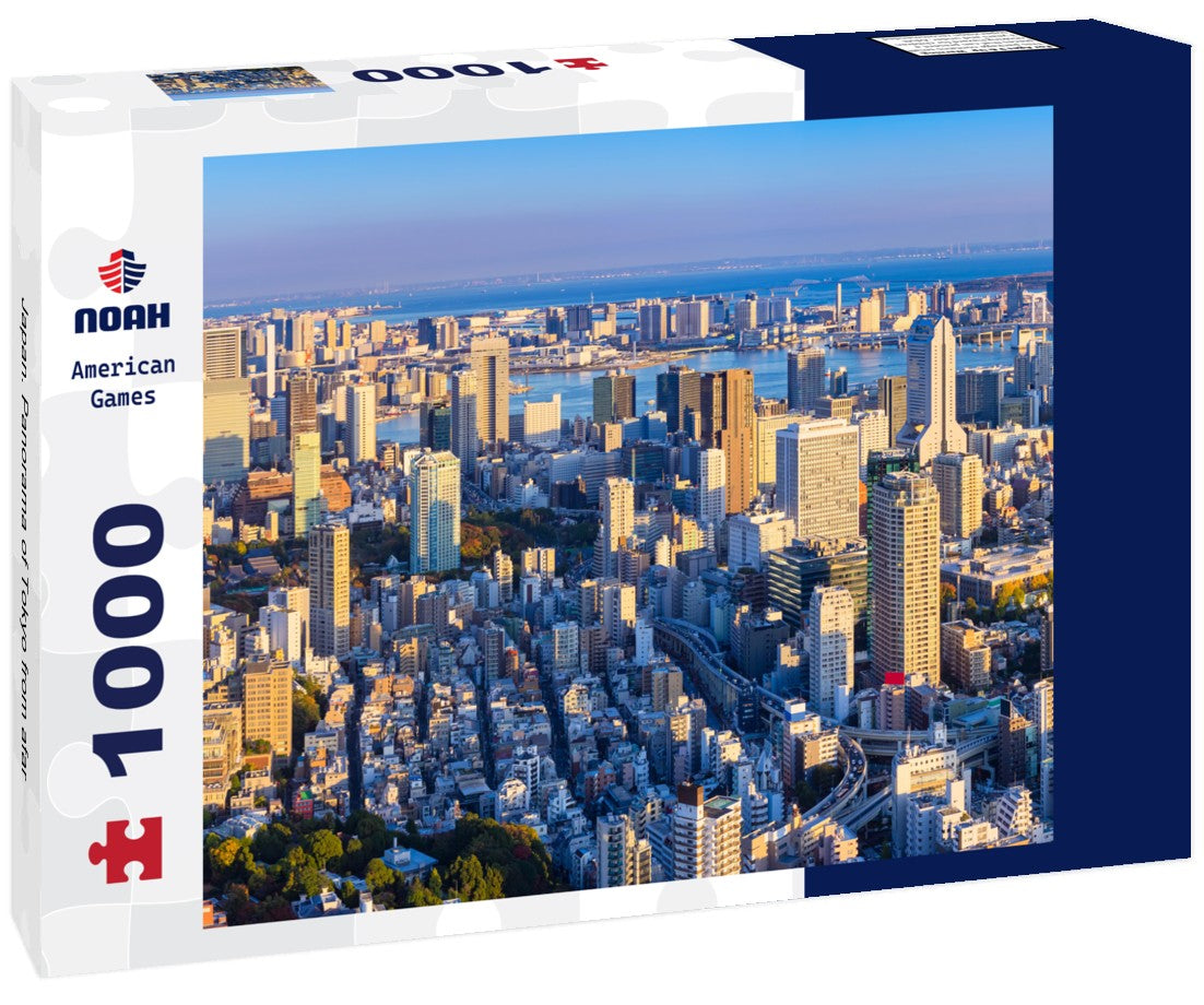 Noah Jigsaw Puzzle Japan. Panorama of Tokyo from afar 1000 pieces