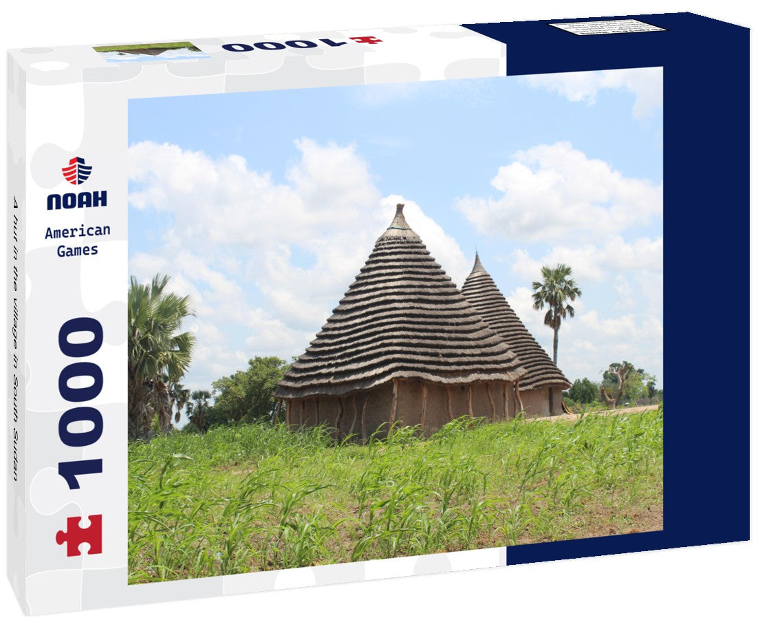 Noah Jigsaw Puzzle A hut in the village in South Sudan 1000 pieces