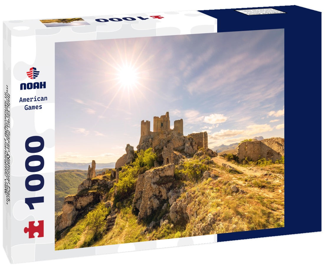 Noah Jigsaw Puzzle Italy Gran Sasso National Park mountain range in Abruzzo region in landscape panoramic view 1000 pieces