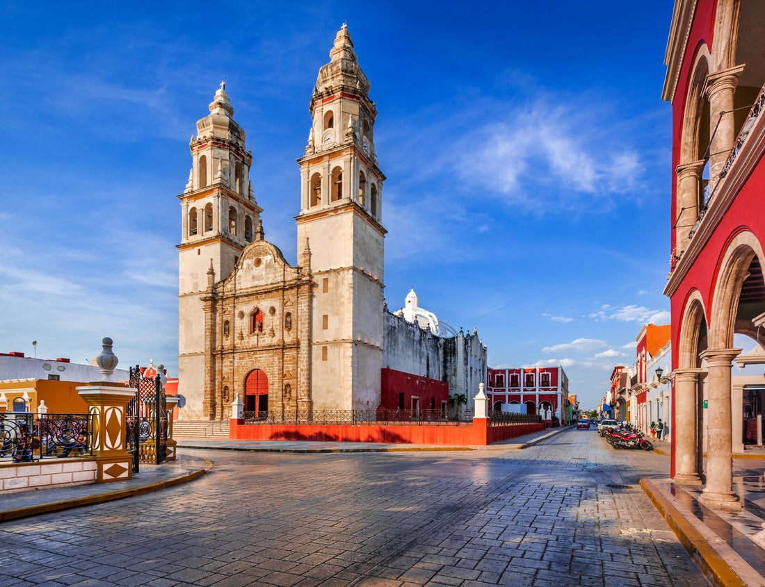 Noah Jigsaw Puzzle Campeche, Mexico. Independence Plaza in the old town of San Francisco de Campeche, Yucatan heritage 1000 pieces
