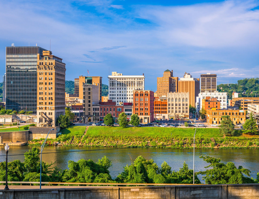 Noah Jigsaw Puzzle Charleston, West Virginia, USA skyline on the Kanawha River 1000 pieces