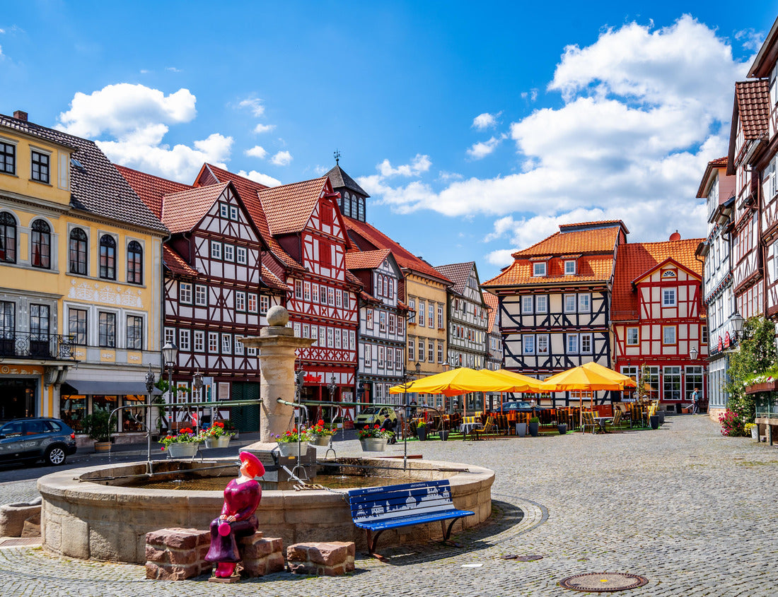 Noah Jigsaw Puzzle Market place in Bad Sooden Allendorf, Hessen, Germany 1000 pieces