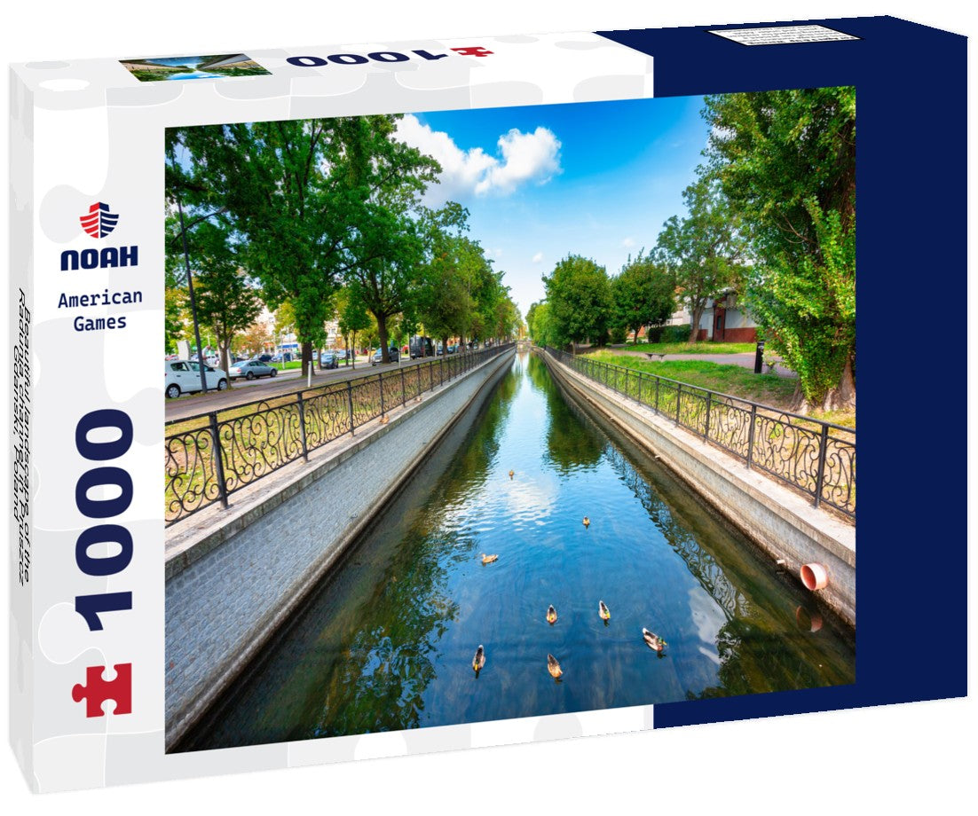 Noah Jigsaw Puzzle Beautiful landscape of the Radunia channel in Pruszcz Gdanski, Poland 1000 pieces