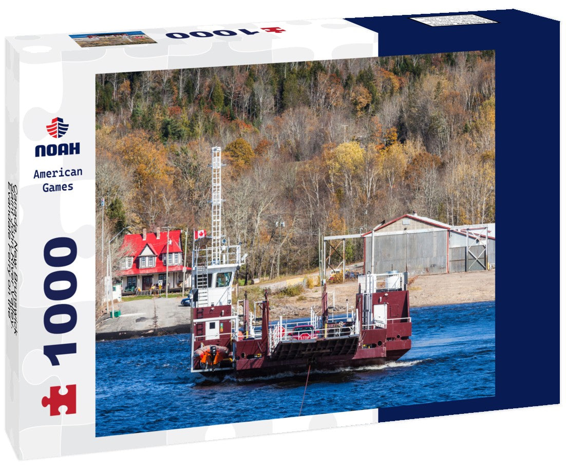 Noah Jigsaw Puzzle Canada, New Brunswick, Saint John River Valley. Evandale Ferry on the St. John River 1000 pieces