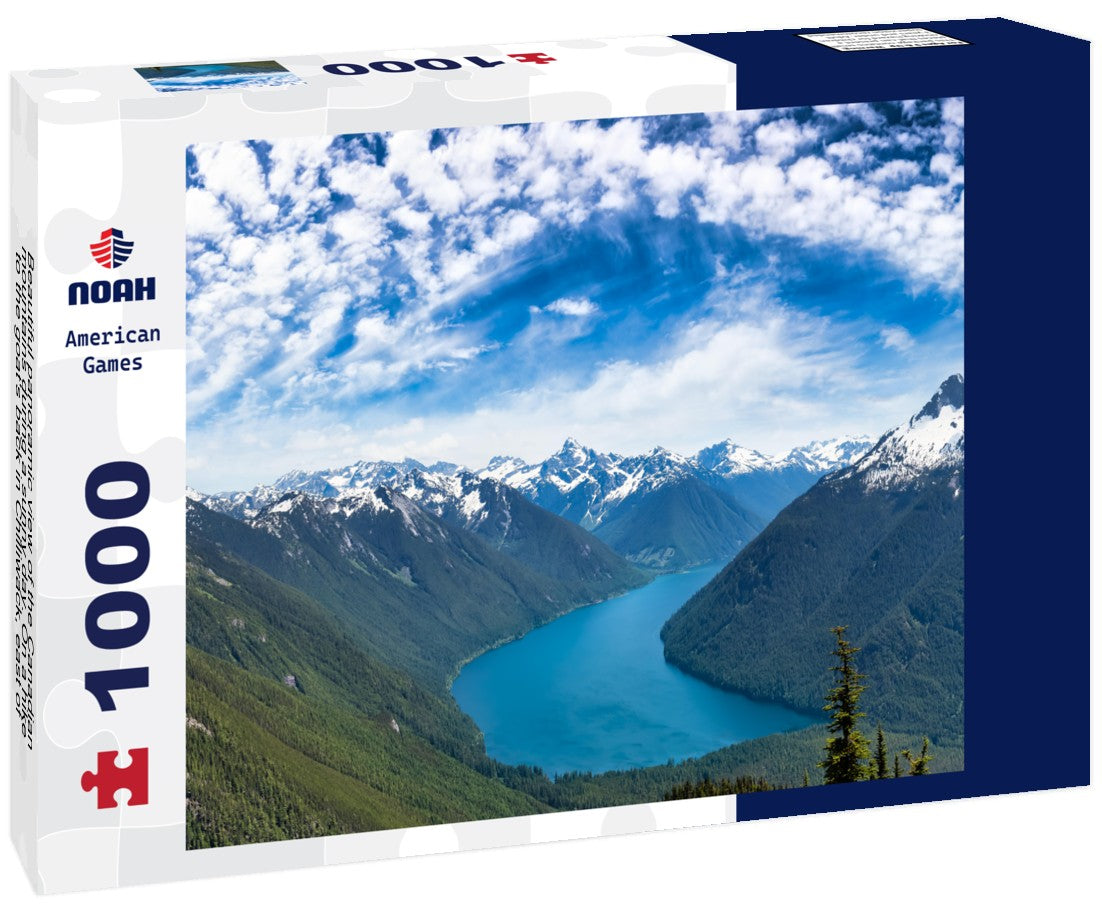 Noah Jigsaw Puzzle Beautiful panoramic view of the Canadian mountains during a sunny day. On a hike to the goat's back in Chilliwack, east of Vancouver, British Columbia, Canada 1000 pieces