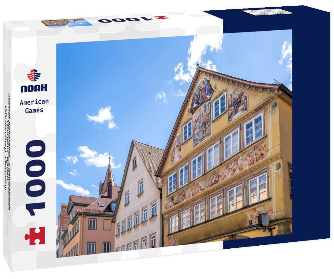 Noah Jigsaw Puzzle Market panorama, Schwaebisch Gmuend, Baden-Württemberg, Germany 1000 pieces
