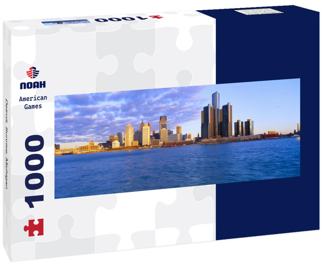 Noah Jigsaw Puzzle Detroit, Sunrise, Michigan panorama 1000 pieces
