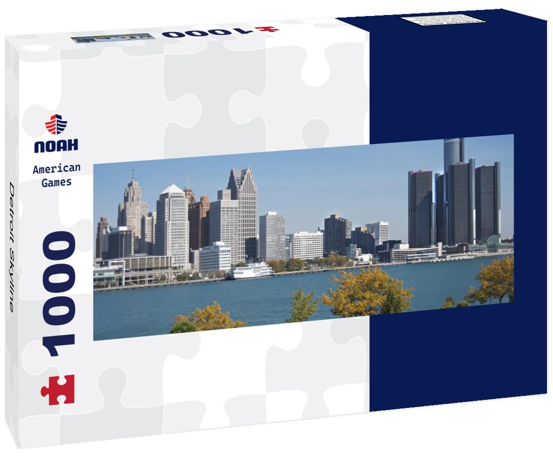 Noah Jigsaw Puzzle Detroit Skyline panorama 1000 pieces