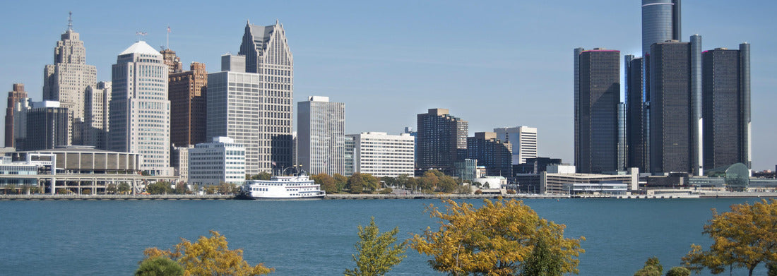 Noah Jigsaw Puzzle Detroit Skyline panorama 1000 pieces