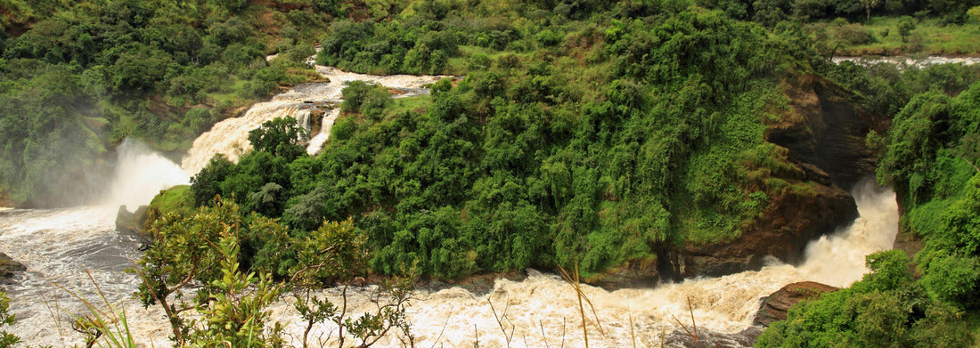 Noah Jigsaw Puzzle Murchison and Uhuru falls in Murchison Falls National Park, Uganda panorama 1000 pieces