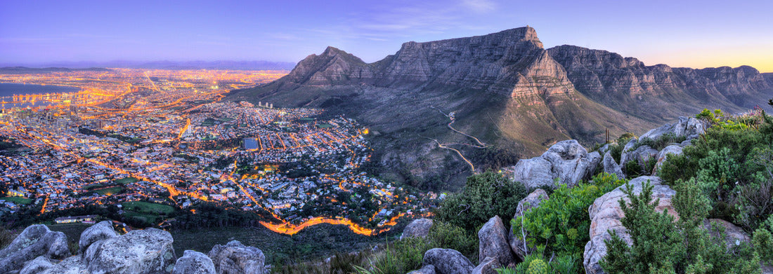 Noah Jigsaw Puzzle Beautiful South Africa's Cape Town's, Mountain and Sea views. Table Mountain, Lion's head and Twelve Apostles are popular hiking destinations for both locals and tourists all year round panorama 1000 pieces
