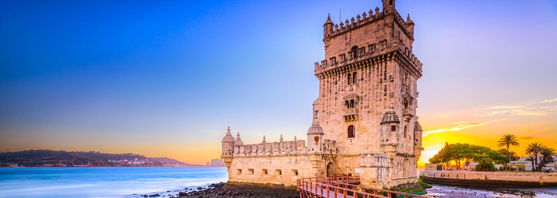 Noah Jigsaw Puzzle Lisbon, Portugal at Belem Tower on the Tagus River panorama 1000 pieces