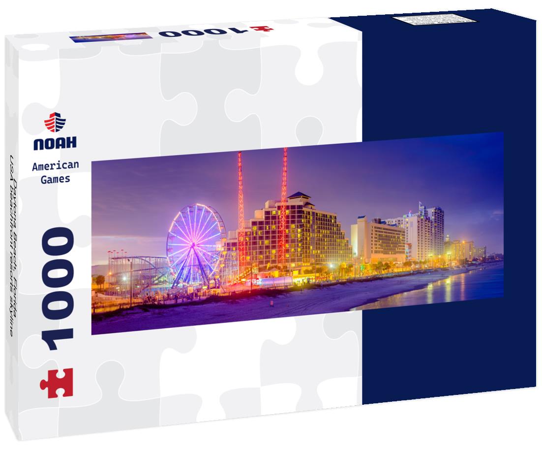 Noah Jigsaw Puzzle Daytona Beach, Florida, USA beachfront resorts skyline panorama 1000 pieces
