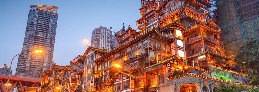 Noah Jigsaw Puzzle Chongqing, China at Hongyadong traditional district panorama 1000 pieces