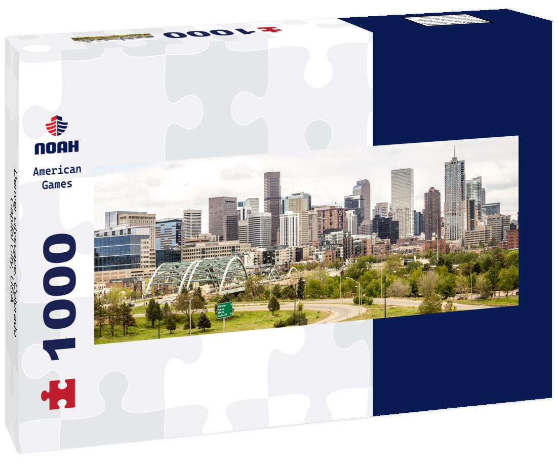 Noah Jigsaw Puzzle Denver cityscape, Colorado Capitol City, USA panorama 1000 pieces