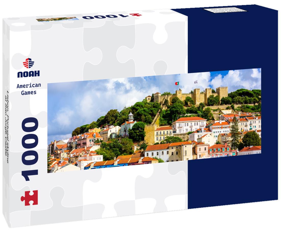 Noah Jigsaw Puzzle Lisbon, Portugal skyline at Sao Jorge Castle panorama 1000 pieces