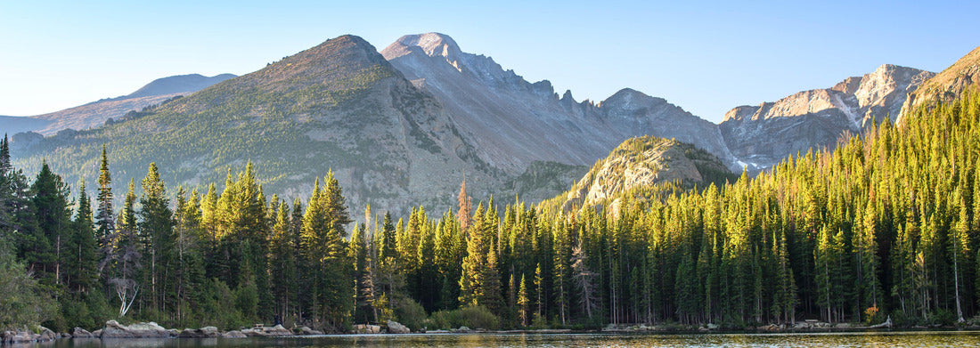 Noah Jigsaw Puzzle Bear Lake at sunrise. Rocky Mountain National Park, Colorado, United States panorama 1000 pieces