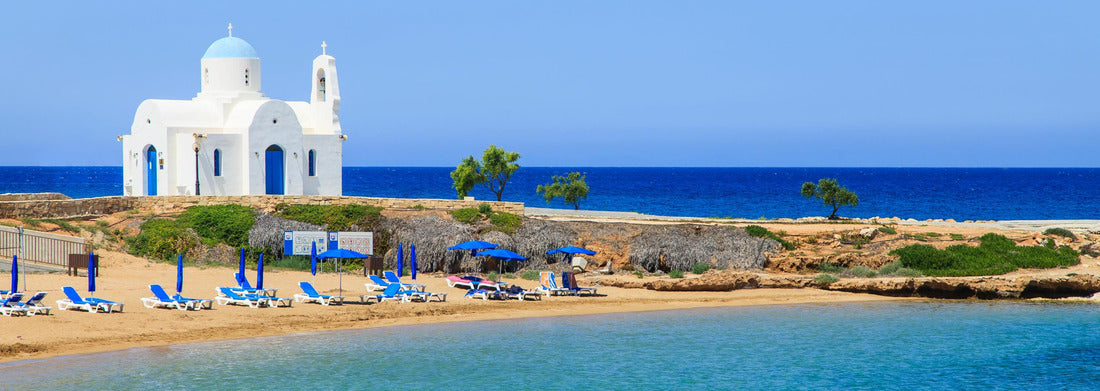 Noah Jigsaw Puzzle A church on a coast near Protaras, Cyprus Panorama 1000 Pieces