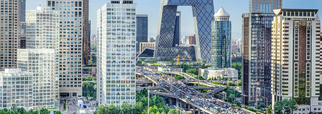 Noah Jigsaw Puzzle Beijing, China financial district cityscape Panorama 1000 Pieces