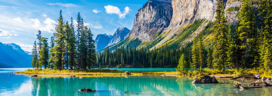 Noah Jigsaw Puzzle Ghost Island, Maligne Lake, Jasper National Park, Alberta, Canada Panorama 1000 Pieces