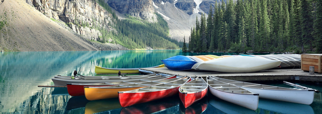 Noah Jigsaw Puzzle Moraine Lake in the Rocky Mountains, Alberta, Canada Panorama 1000 Pieces