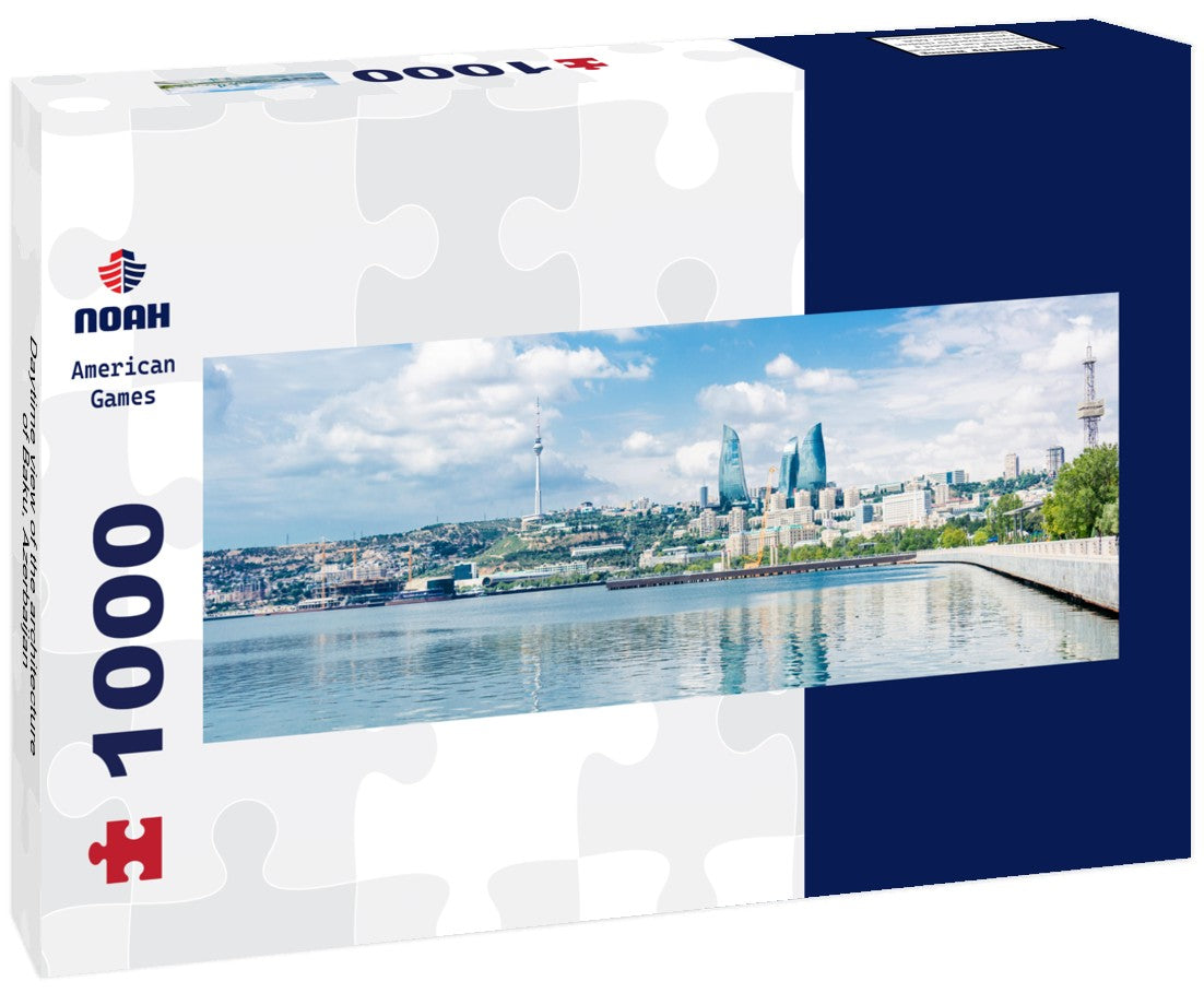 Noah Jigsaw Puzzle Daytime view of the architecture of Baku, Azerbaijan Panorama 1000 Pieces