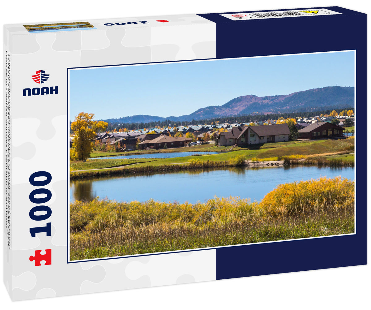 Pagosa Springs Residences - Homes and vacation rentals among the retention ponds along the golf course in Pagosa Springs Colorado in Autumn