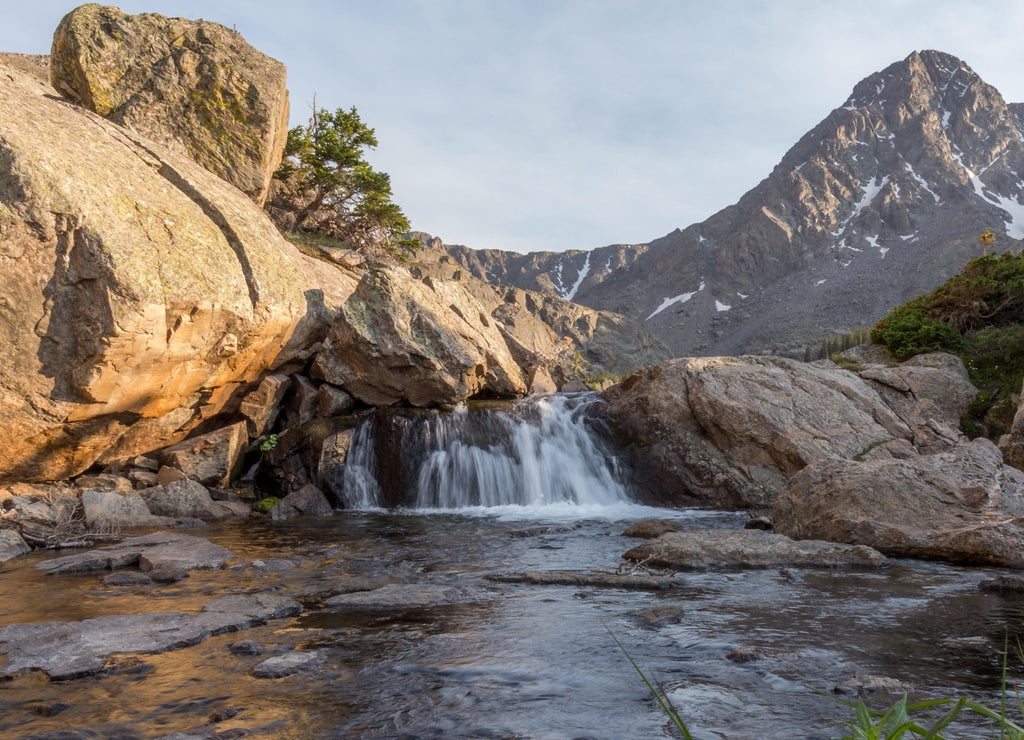 Reflections of Mt of the Holy Cross in the Holy Cross Wilderness, Colorado, USA