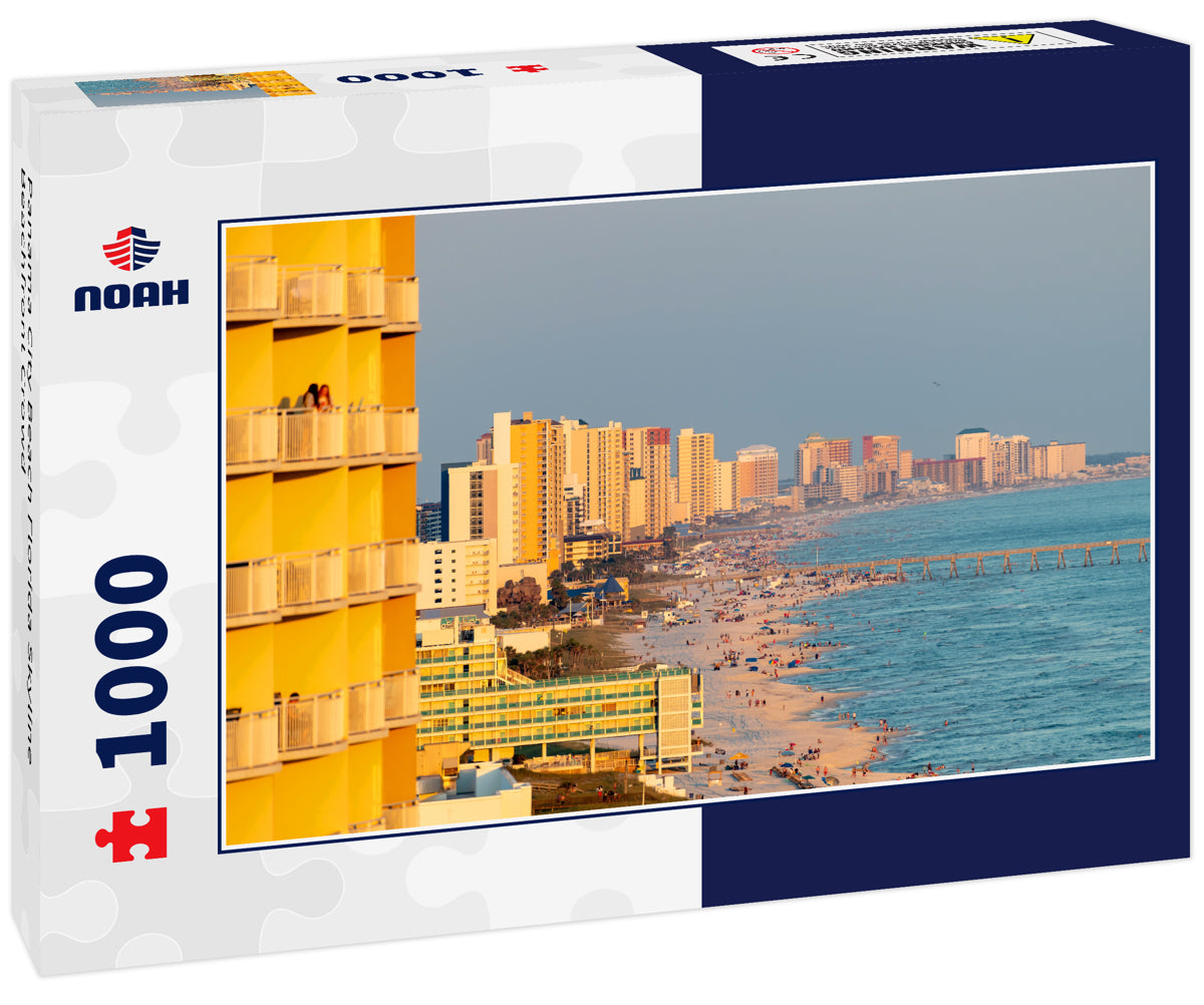 Panama City Beach Florida Skyline Beachfront Crowd