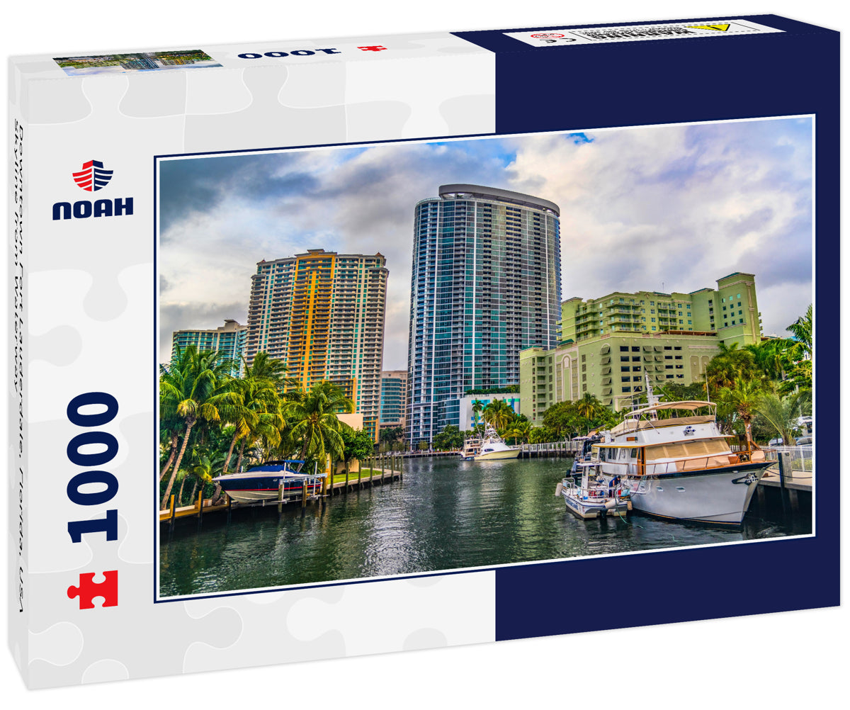 Downtown Fort Lauderdale, Florida, USA Skyline from Waterway