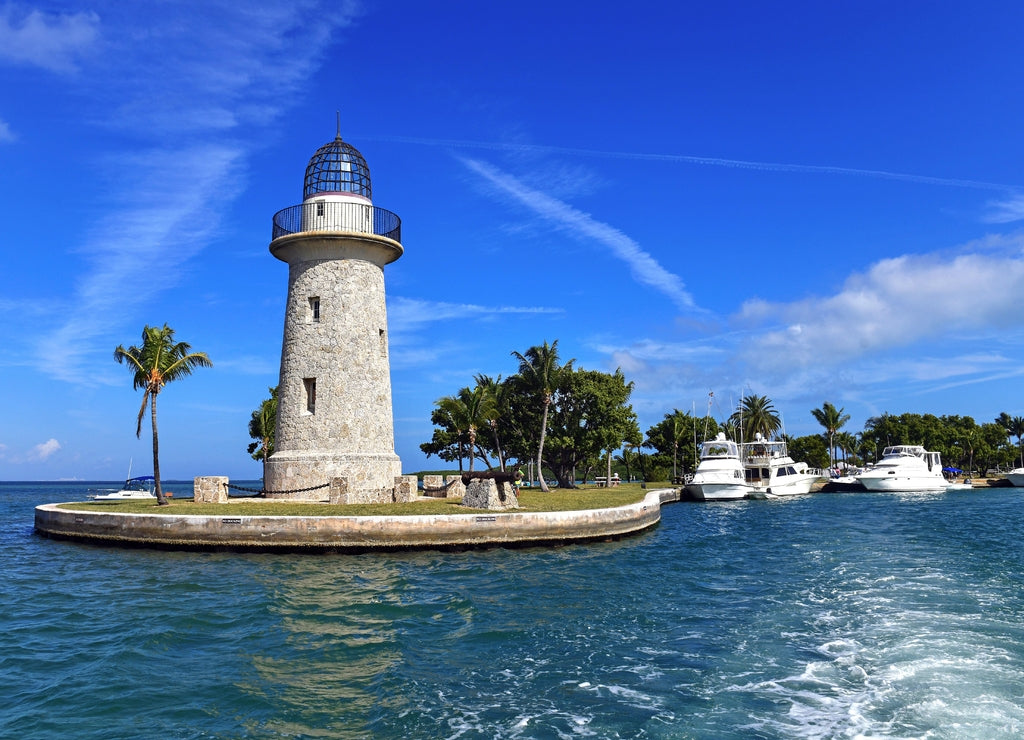 Lighthouse in Biscayne National Park, Florida