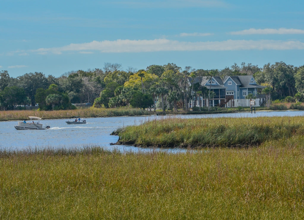 Crystal River has natural springs feeding it. Crystal River Preserve State Park is in Citrus County, Florida