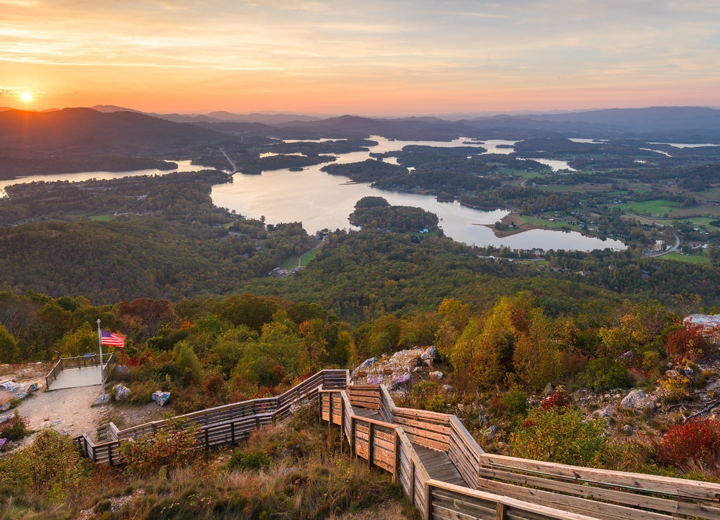 Hiawassee, Georgia, USA in Early Autumn