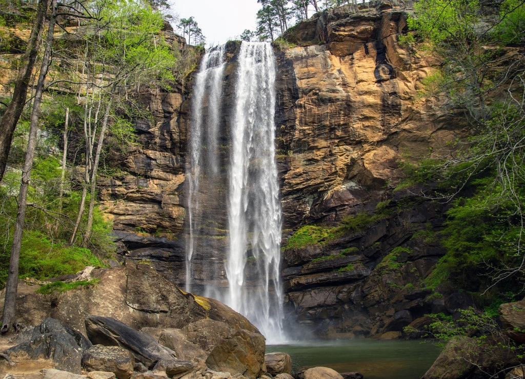 Toccoa Falls in Toccoa Falls, Georgia