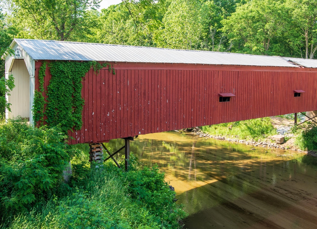 Cades Mill Covered Bridge, Fountain County, Indiana