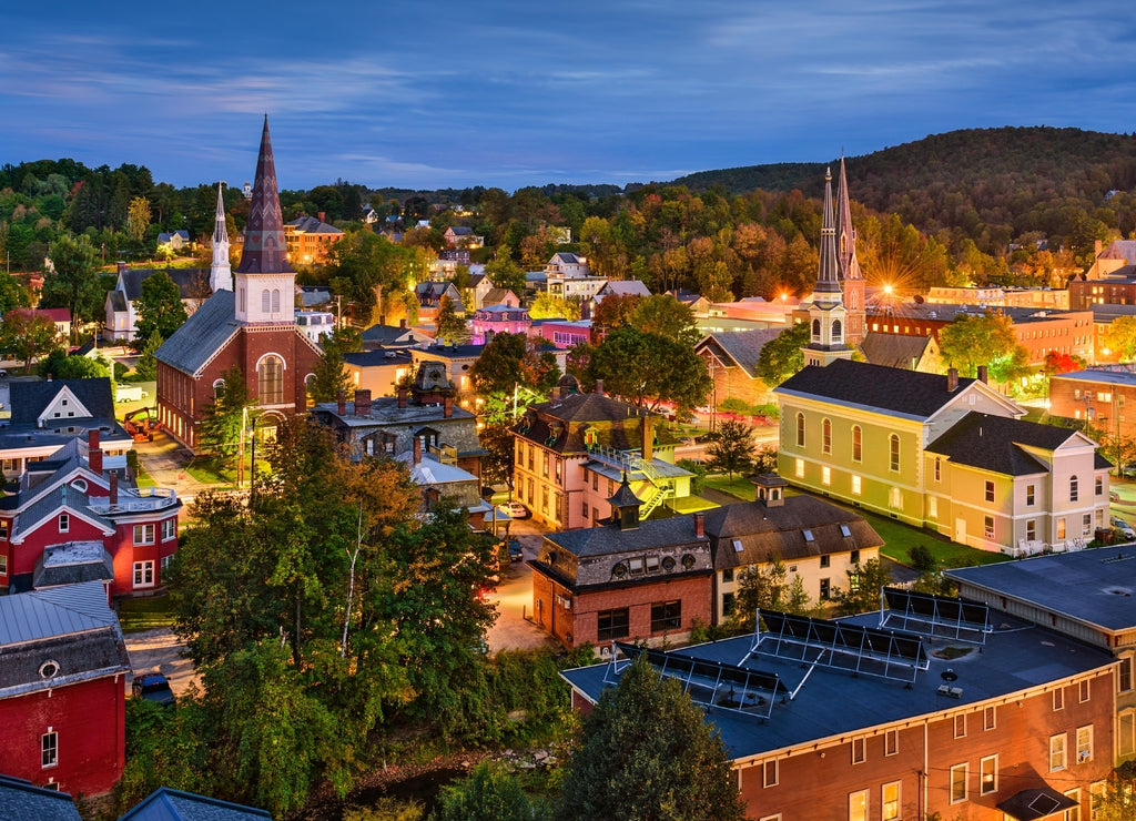 Montpelier, Vermont Skyline